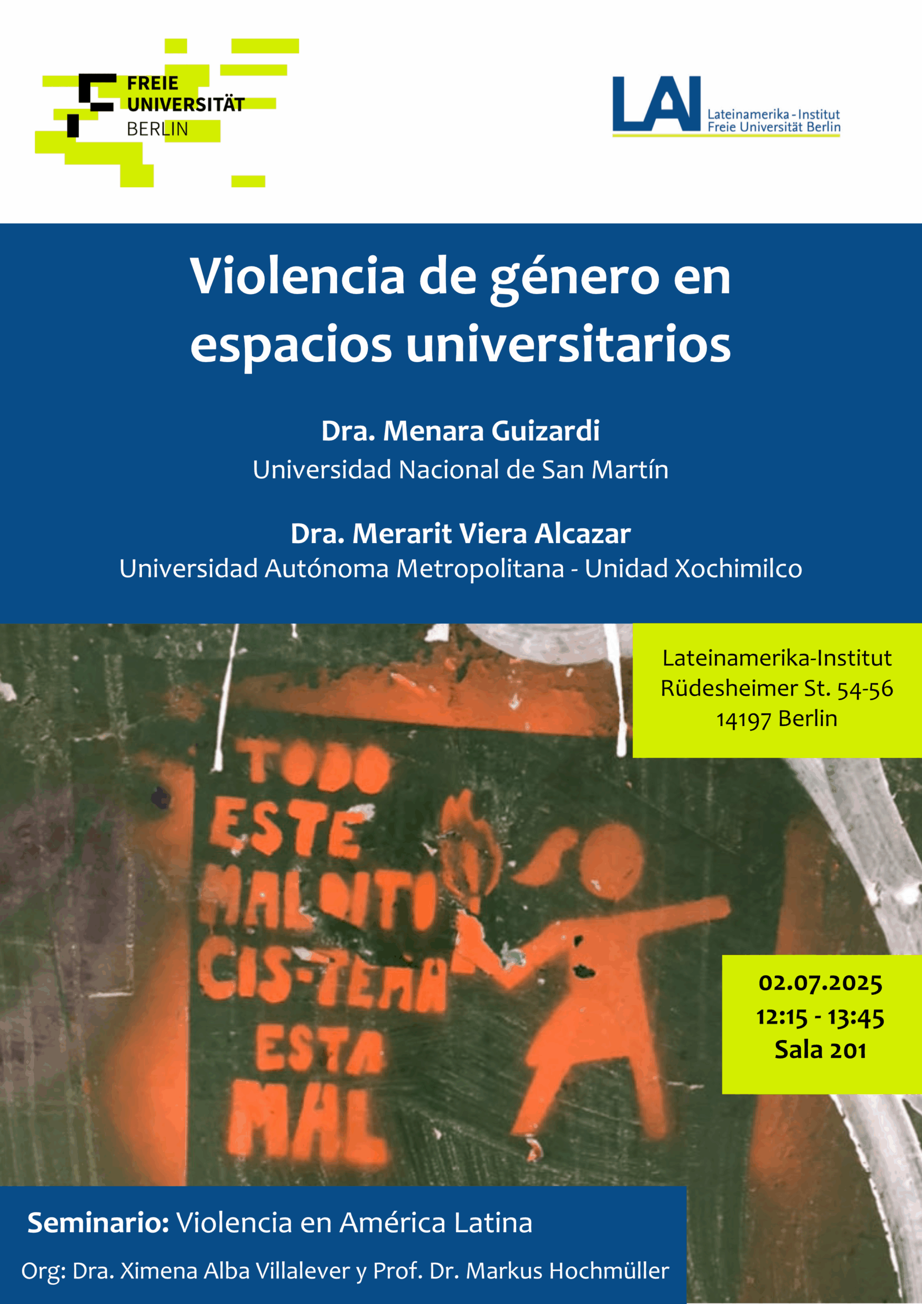 mesa: “Violencia de Género en espacios universitarios”